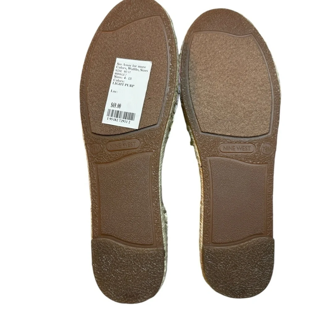 Nine West Mage Tie Up Espadrilles 7.5 M